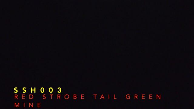 SSH 003 1.5" Red strobe tail ,green mine (MA) смотреть онлайн