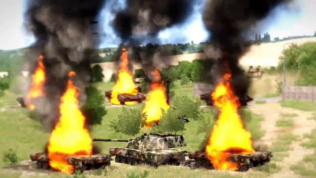 US BRUTAL ATTACK!!! Russia Cannot Move. Hundreds of Russian Mercenaries Killed. ARMA3 смотреть онлайн