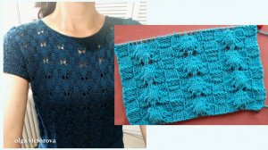 427 АЖУРНЫЙ УЗОР СПИЦАМИ Вязание Узоры спицами