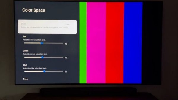 TCL C845 TV Calibration Settings