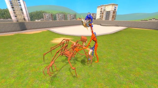 PROTOTYPE 1006 VS ALL ANIMATRONICS FNAF 9 SECURITY BREACH! Garry's Mod Sandbox смотреть онлайн