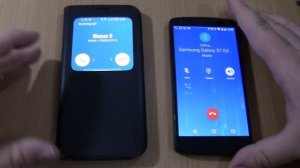 Over the Horizon Incoming call & Outgoing call at the Same Time Nexus 5+Samsung Galaxy S7 edge Cove