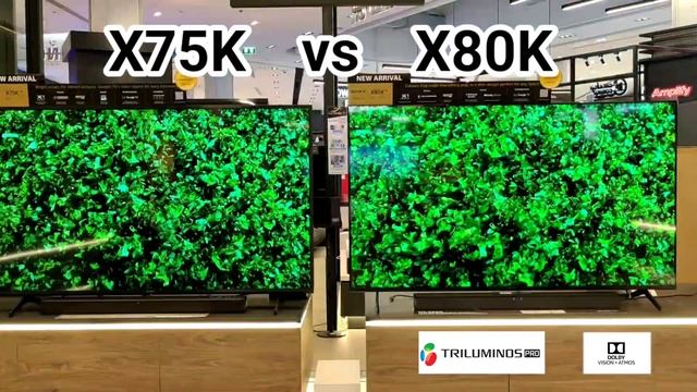 Sony X75K vs X80K #compare смотреть онлайн