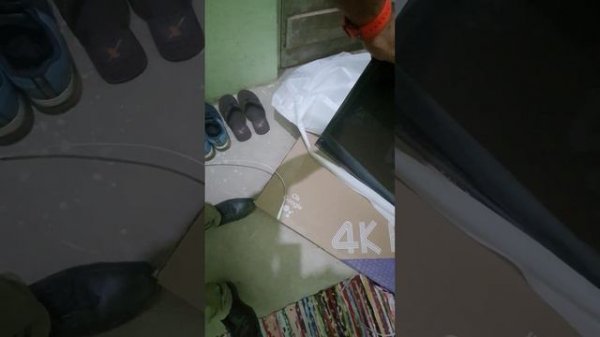 LED Google TV iFF43U62 (Black) open box delivery by #flipkart #iffalcon #4k_tv #UHD #googletv