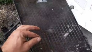 Проверка радиатора на забития сот.