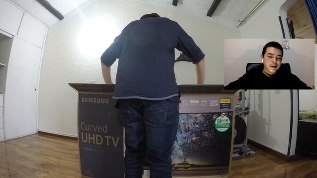 SAMSUNG CURVO RU7300 / UHD LED TV 55'' INCH // 4K SMART // 7 SERIES // QUÉ HAY EN LA CAJA/ UNBOXIN смотреть онлайн
