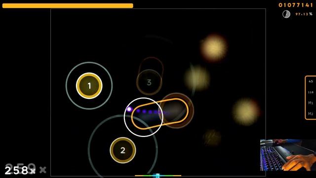 osu! | 4,48* Kaibutsu (TV Size) - YOASOBI смотреть онлайн