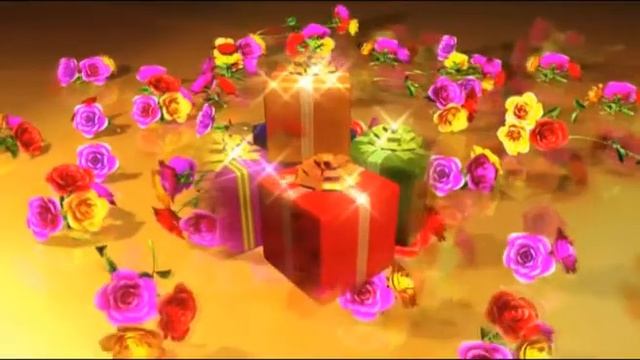 Поздравительная открытка тете Любе. смотреть онлайн