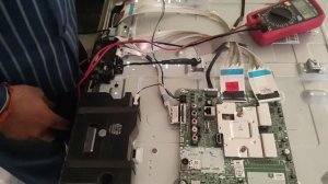 block pin on tcon lg tv/repair TV LG MODEL43UK6200PTA backlight ok not picture/lg tv display proble