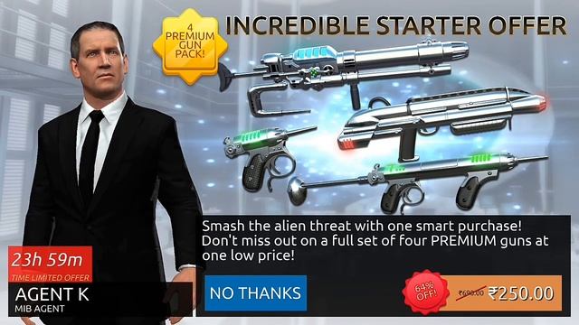Men IN Black Alien Blaster Shooting, Boss Battles Android Game смотреть онлайн