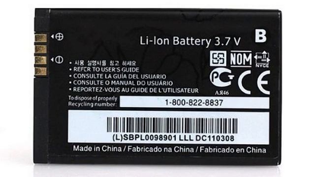 900 mAh Li lon Battery For LG GS290 GS390 LN240 TB200 C300 L смотреть онлайн