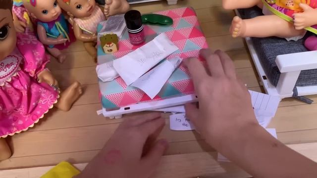 BABY ALIVE Fan mail Unboxing 18 💌 смотреть онлайн