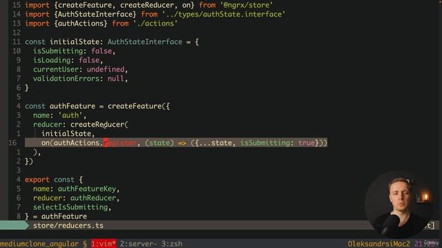 1010 Updating auth reducers смотреть онлайн