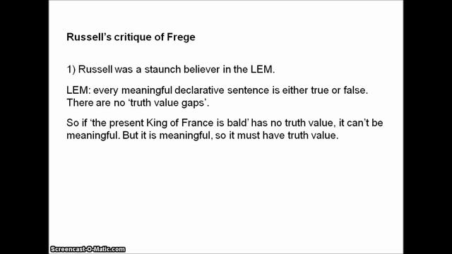 Russell's Theory of Descriptions 2 - Frege & Meinong смотреть онлайн