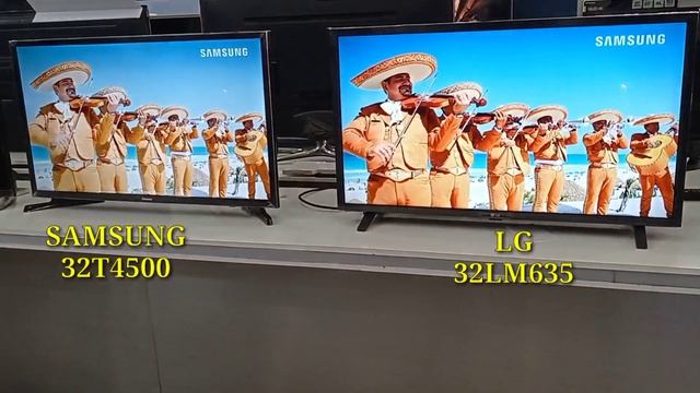 Picture Comparison LED TV Samsung 32T4500 vs LG 32LM635 | Smart TV смотреть онлайн