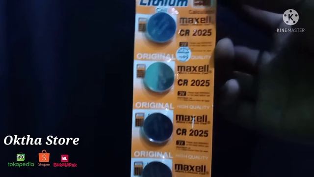 Baterai Maxell CR2025 1 Strip isi 5 Pcs /Battery Cmos batre CR 2025 смотреть онлайн