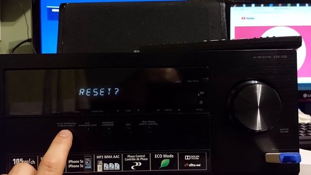 Reset Pioneer Vsx-329 смотреть онлайн