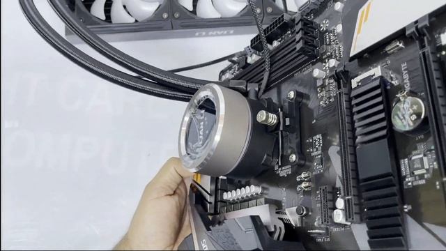 Lian Li Galahad Aio 360 RGB Unbox Install Test