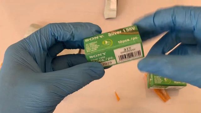 Unboxing 626 SR sony battery . Watch battery original japan product . смотреть онлайн