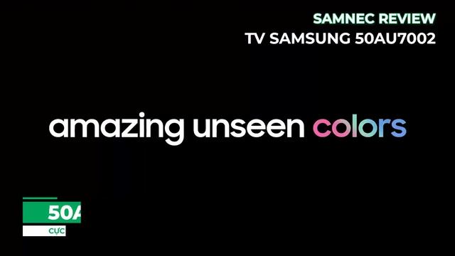 TV Samsung 50AU7002 - Phân khúc tivi giá tốt 2022 AU7002 | Samnec Điện Máy смотреть онлайн
