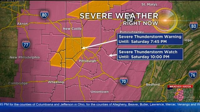 KDKA-TV Weekend Forecast (5/25) смотреть онлайн