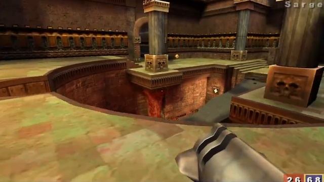 ioquake3 Skirmish Gameplay #3 Team Deathmatch - Hurt me Plenty Difficulty смотреть онлайн