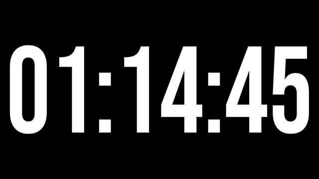 2 Hour 30 Minute BIG Timer with no background music and a digital alarm clock sound at the end. смотреть онлайн