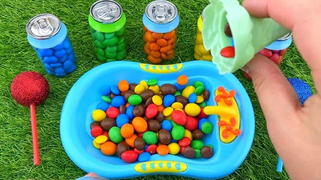 Satisfying Video l How to Make Bathtub Full of Yummy Candy Skittles with Glossy Slime Balls ASMR смотреть онлайн