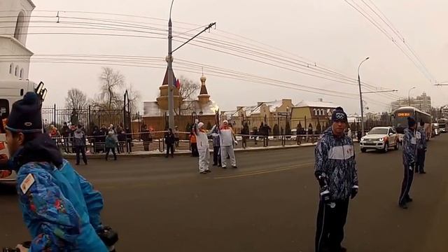 Олимпийский огонь в городе Партизанской славы Брянск!!! смотреть онлайн