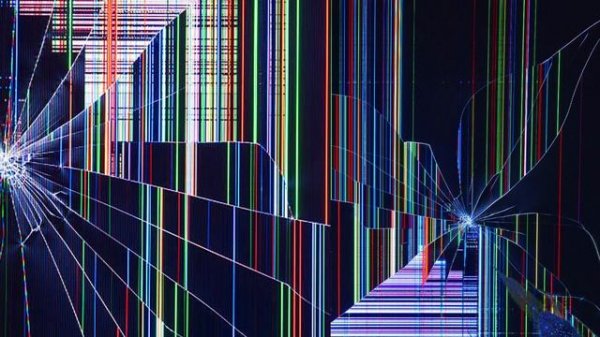 BROKEN TV SCREEN | CRACKED SCREEN BACKGROUND VIDEO | CRACK SCREEN EFFECT 2022