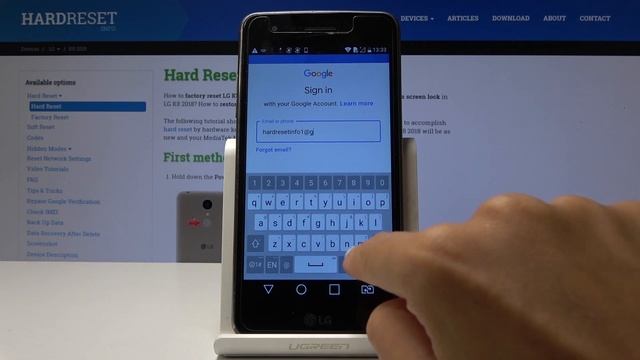 How to Use Google Backup in LG K8 2018 - Add Backup Account смотреть онлайн