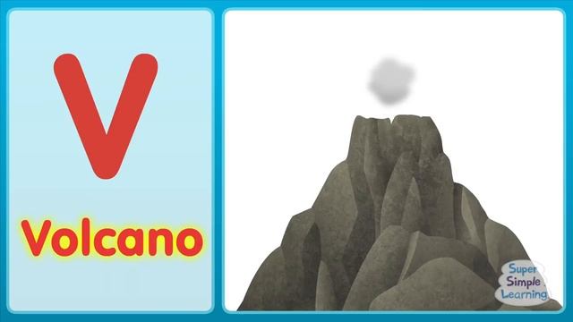 Английские буквы_звуки_The V Song (Uppercase) - Alphabet Song - Super Simple ABCs смотреть онлайн