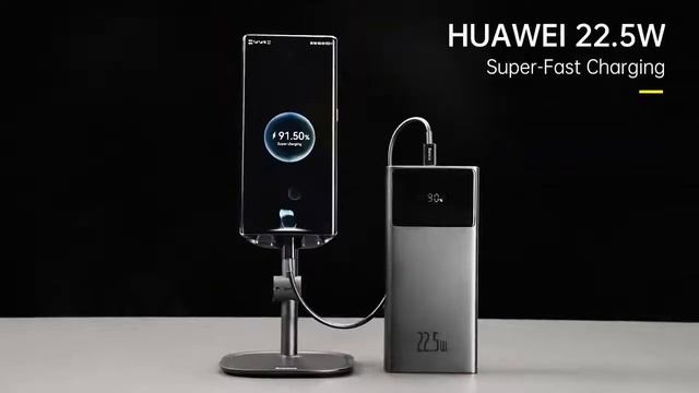 Baseus 20W PD Power Bank Portable External Battery Support 22.5W SCP Fast Charging смотреть онлайн