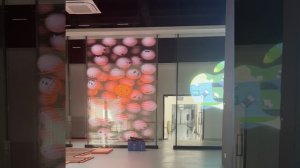 Прозрачный светодиодный LED экран (пленка экран)