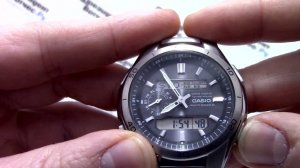 Часы Casio WAVE CEPTOR WVA-M650TD-1A - Инструкция, как настроить от PresidentWatches.Ru