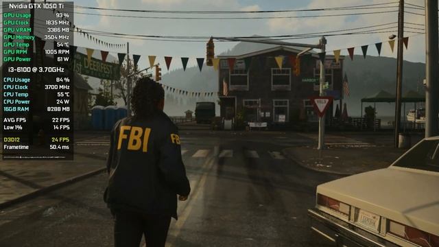 Alan Wake 2 - GTX 1050 Ti - I3 6100 - Patch 1.16