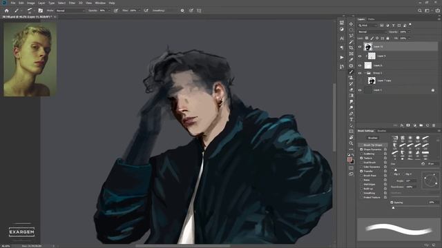 "Ludwig" | FULL PROCESS | Original Male Character IIllustration | Digital Painting Demo in PS смотреть онлайн
