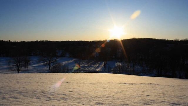 Snowy Sunset Timelapse - Canon Rebel XSi/450D смотреть онлайн