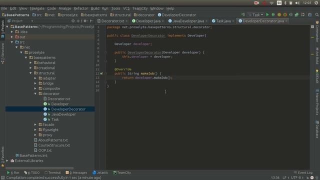 Java. Шаблон проектирование - Decorator (Декоратор) смотреть онлайн
