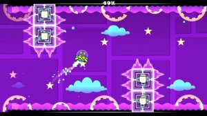 Прохожу уровни в геометри даш с первого раза часть2