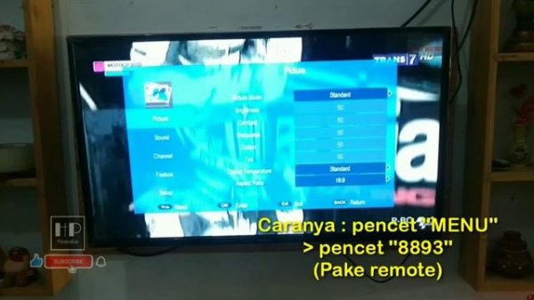 Cara menghilangkan Factory mode pada TV Aqua LED