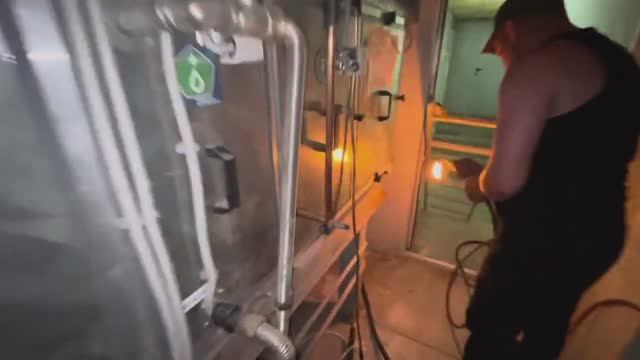 Монтаж ККБ на приточную установку