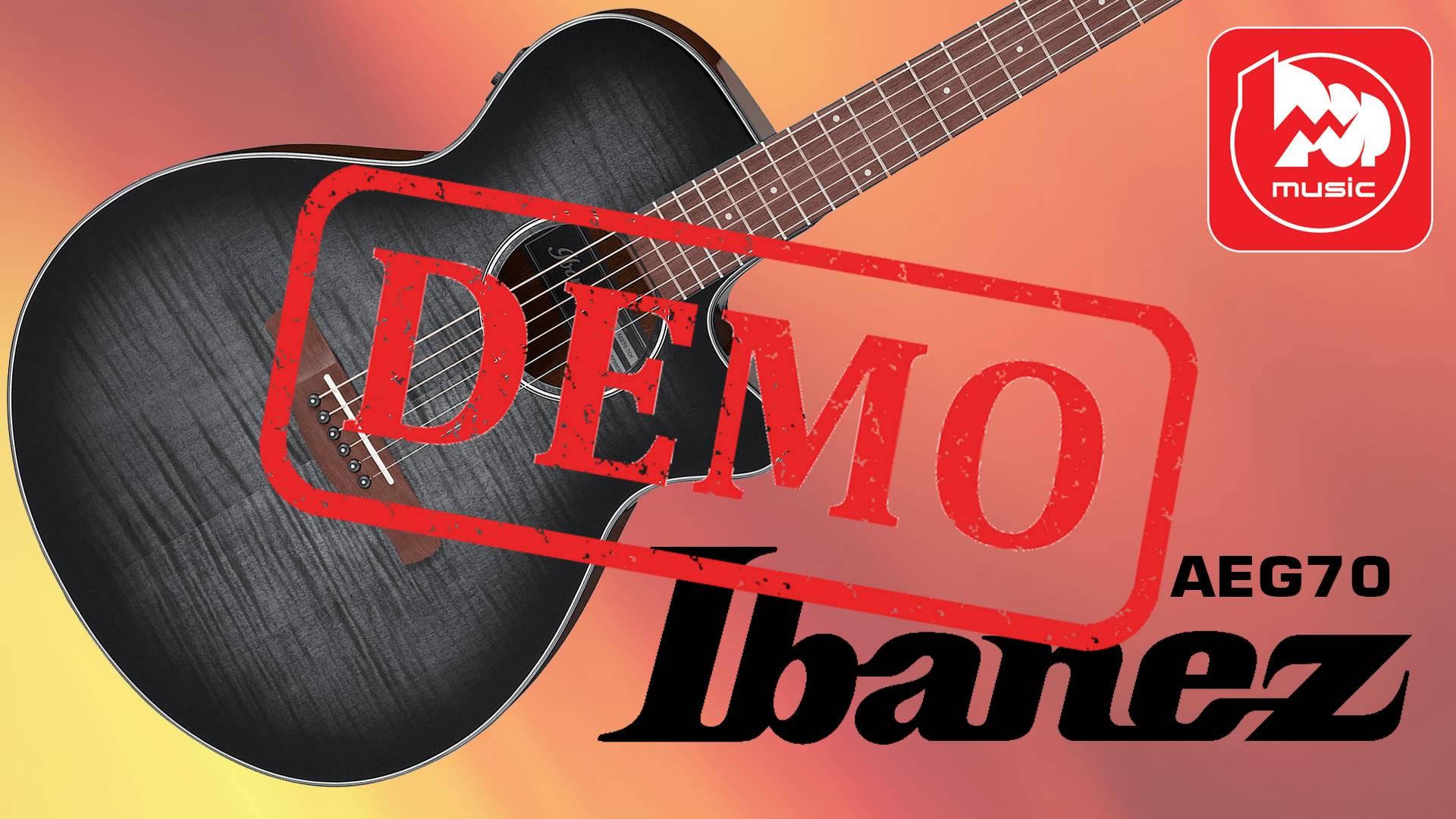 Электроакустика IBANEZ AEG70 - демонстрация звучания смотреть онлайн