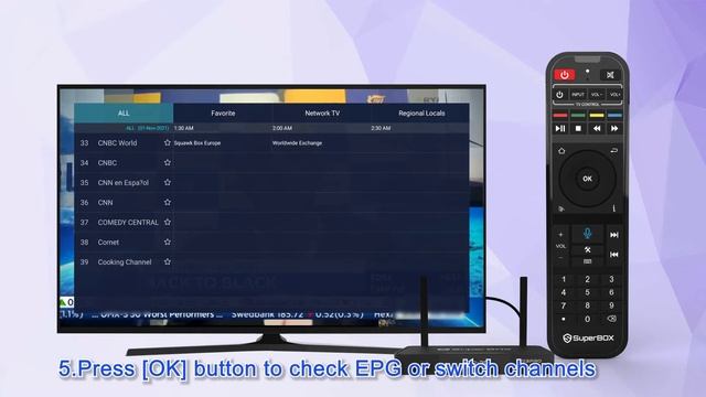 How to check TV channel EPG in Blue TV with SuperBox S3 Pro смотреть онлайн