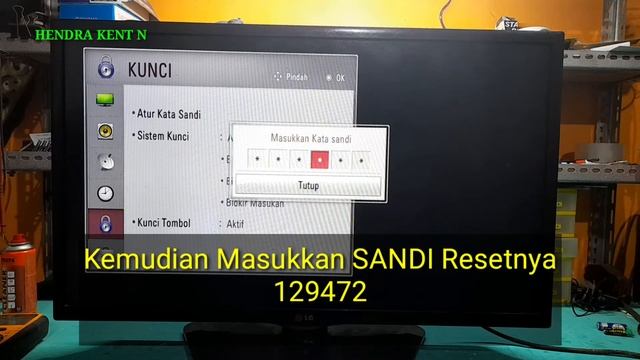 Cara Reset Password TV LED LG смотреть онлайн