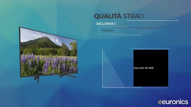 Sony | Smart TV | LED 4K UHD HDR | 43XF70