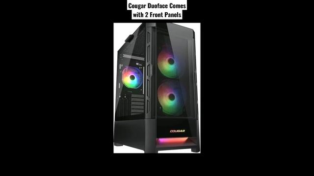 This Case Comes Standard with 2 Front Panels. Mesh and Glass