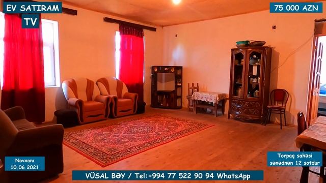NOVXANIDA, 75 000 MANATA BAĞ SATILIR/Недвижимость в Баку / EV SATIRAM TV/ KEND HEYATİ смотреть онлайн