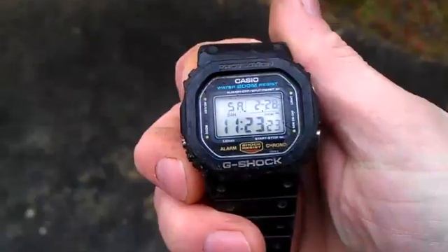 1991 Casio G-Shock DW-5600 crash test смотреть онлайн