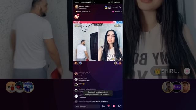 Sardor Vs Shirin Sardor Do'nqaytirdi